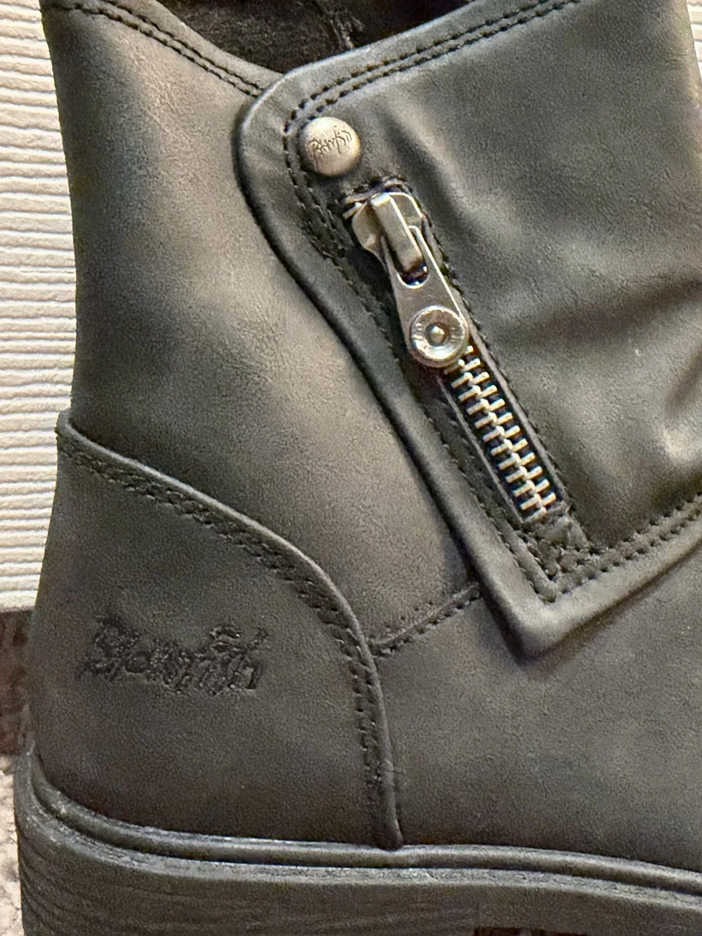 Blowfish Black Kids Ankle Boots with Side Zipper